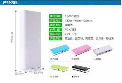 罗马仕同款移动电源批发 6600mAh大容量多场景解决方案